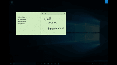 Reconnaissance de l'écriture par Cortana
