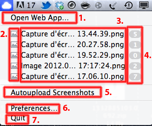 cloudPic1 Presentation de CloudApp, application Mac pour envoyer ses ScreenShot dans le cloud ! Apple
