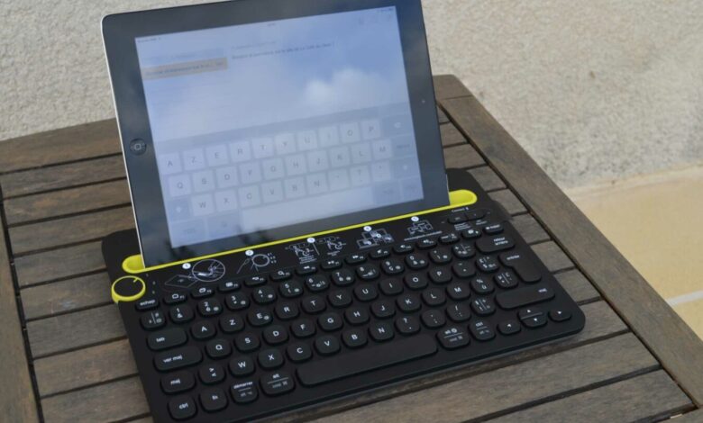 Logitech K480 DSC 0030 scaled Logitech K480 – Un petit clavier tout simplement parfait ! Android