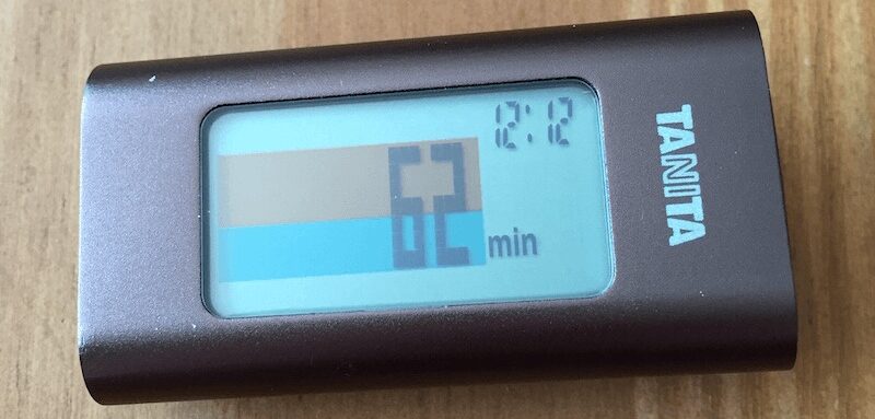 J'ai été actif pendant 62 mn (1h de vélo elliptique)