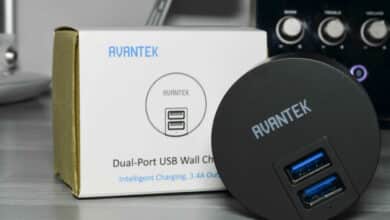 Avantek Avantek USB 2 scaled [TEST] Avantek – Prise à double port USB pour un gain de place ! Avantek