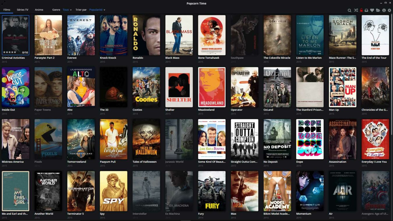 PopCorn Time est de retour, voici la solution ! LCDG