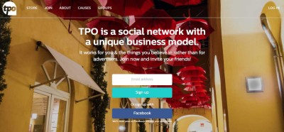 TPO page d'accueil du réseau social de Jimmy Wales, fondateur de Wikipédia