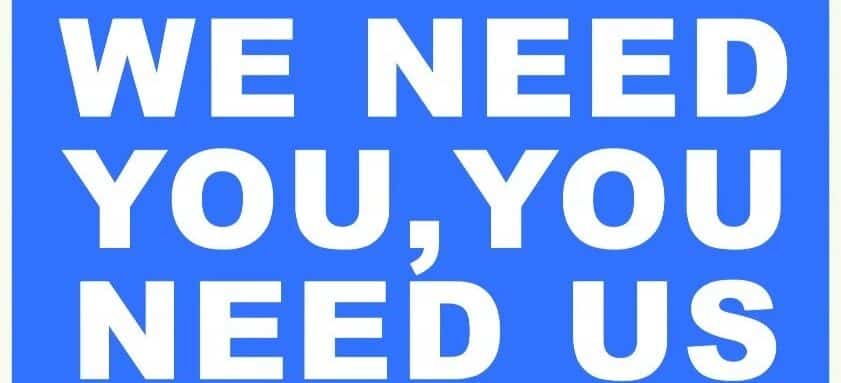 recrutement we need you you need us Rejoignez Le Café du Geek et partagez votre vision du monde le cafe du geek