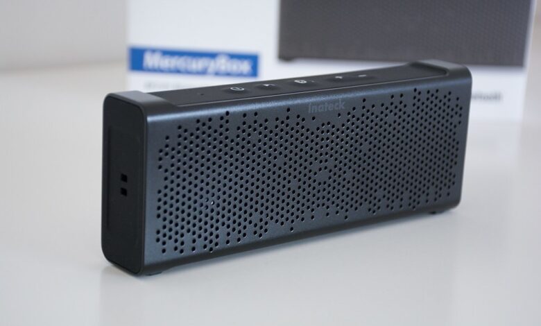 Inateck DSC 8841 [TEST] Enceinte Bluetooth Inateck MercuryBox, design classieux, le son moins Bluetooth