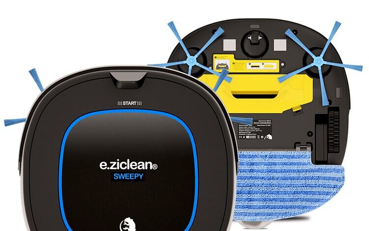 e.ziclean e ziclean 001 [TEST] Aspirateur Robot Laveur Hybride e.ziclean SWEEPY PETS aspire et nettoie aspirateur