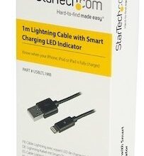 indicateur de chargement LED Startech cableLED 001 [Test] Câble Lightning-USB avec indicateur de chargement LED câble USB