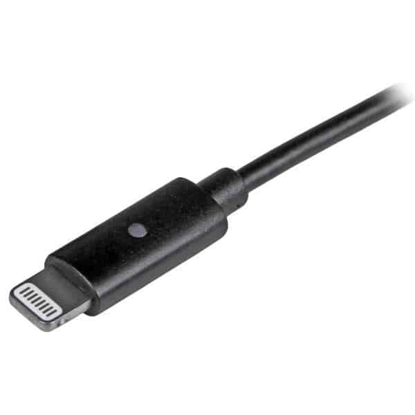 indicateur de chargement LED Startech cableLED 005 [Test] Câble Lightning-USB avec indicateur de chargement LED câble USB