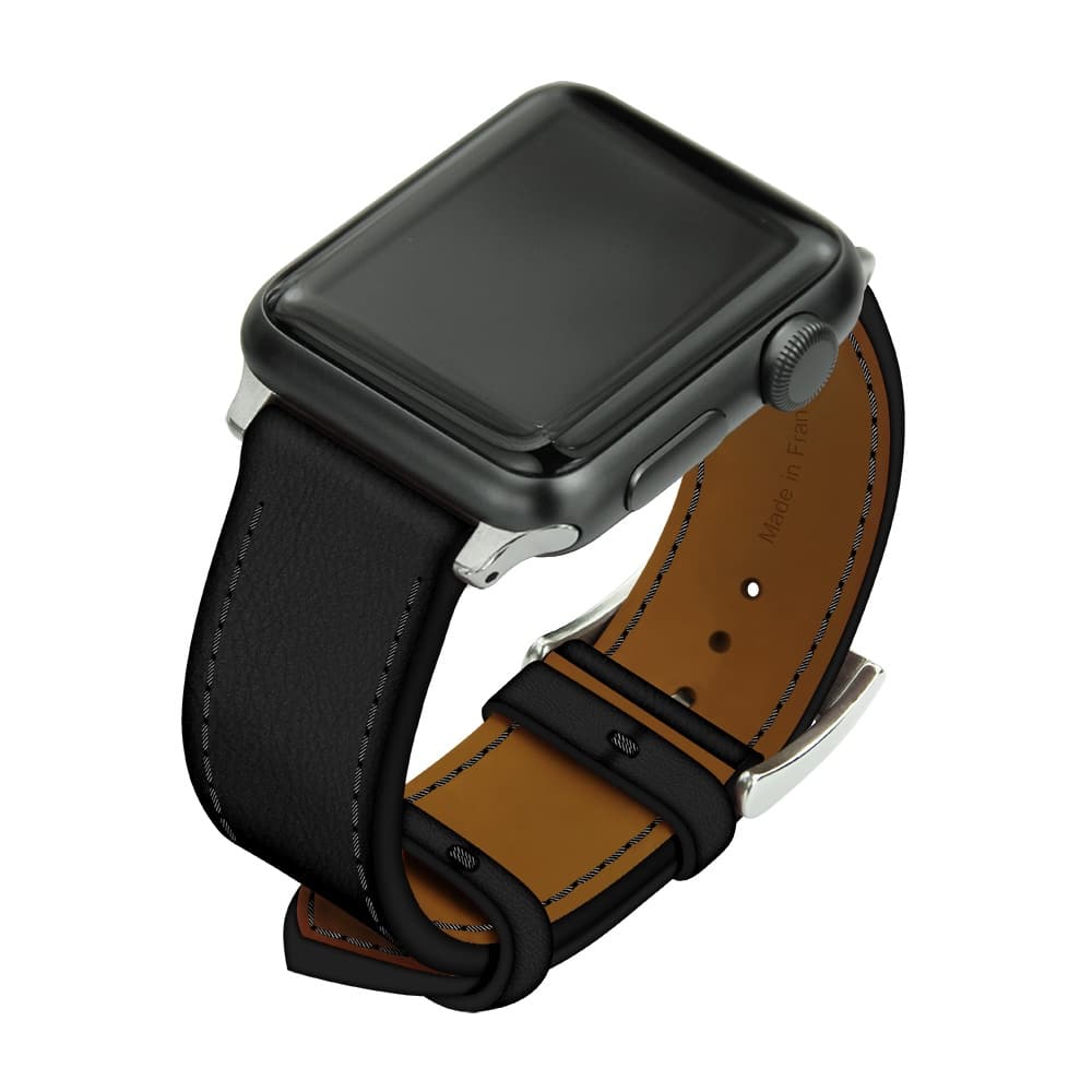 noreve iwatch Negre poudro arg [NEWS] Noreve lance ses bracelets en cuir destiné à l’Apple Watch Apple