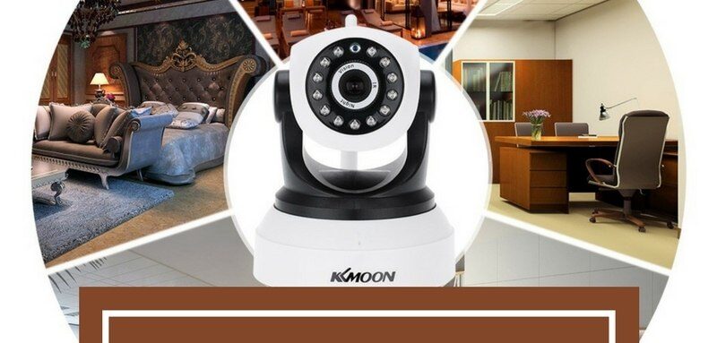 KKmoon Sécuriser votre maisonSans vous ruiner Sécurisez votre maison avec une caméra KKmoon Wi-Fi sans vous ruiner ! application
