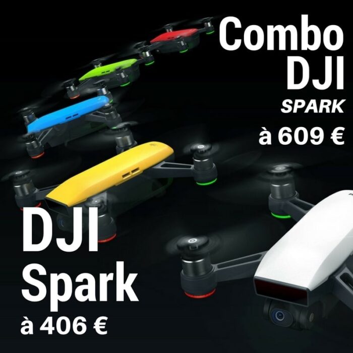 DJI Spark djisparkpromo 1 Le DJI Spark pour seulement 403€ et les DJI Goggles en promo code promo
