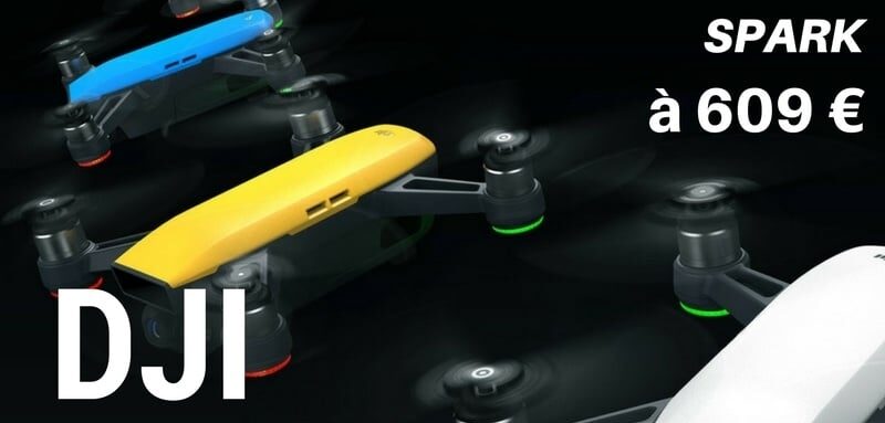 DJI Spark djisparkpromo 1 Le DJI Spark pour seulement 403€ et les DJI Goggles en promo code promo