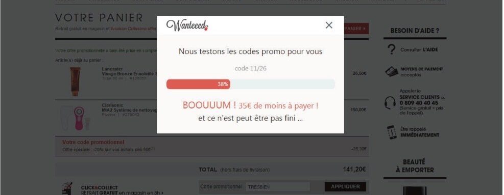 réduction image 1 Trouver automatiquement les meilleures réductions sur votre panier en ligne astuce