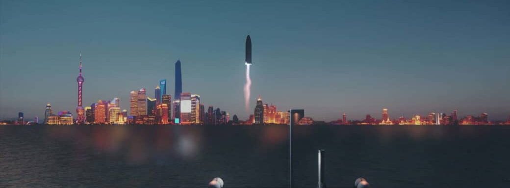 Elon Musk spacex bfr earth city travel elon musk 11 1500x626 e1506959807896 Voyagez partout dans le monde en moins d’une heure grâce à Elon Musk ! BFR