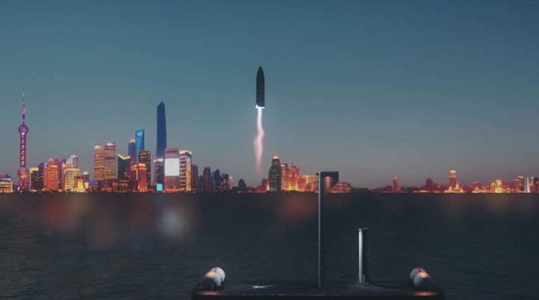 Elon Musk spacex bfr earth city travel elon musk 11 1500x626 e1506959807896 Voyagez partout dans le monde en moins d’une heure grâce à Elon Musk ! BFR