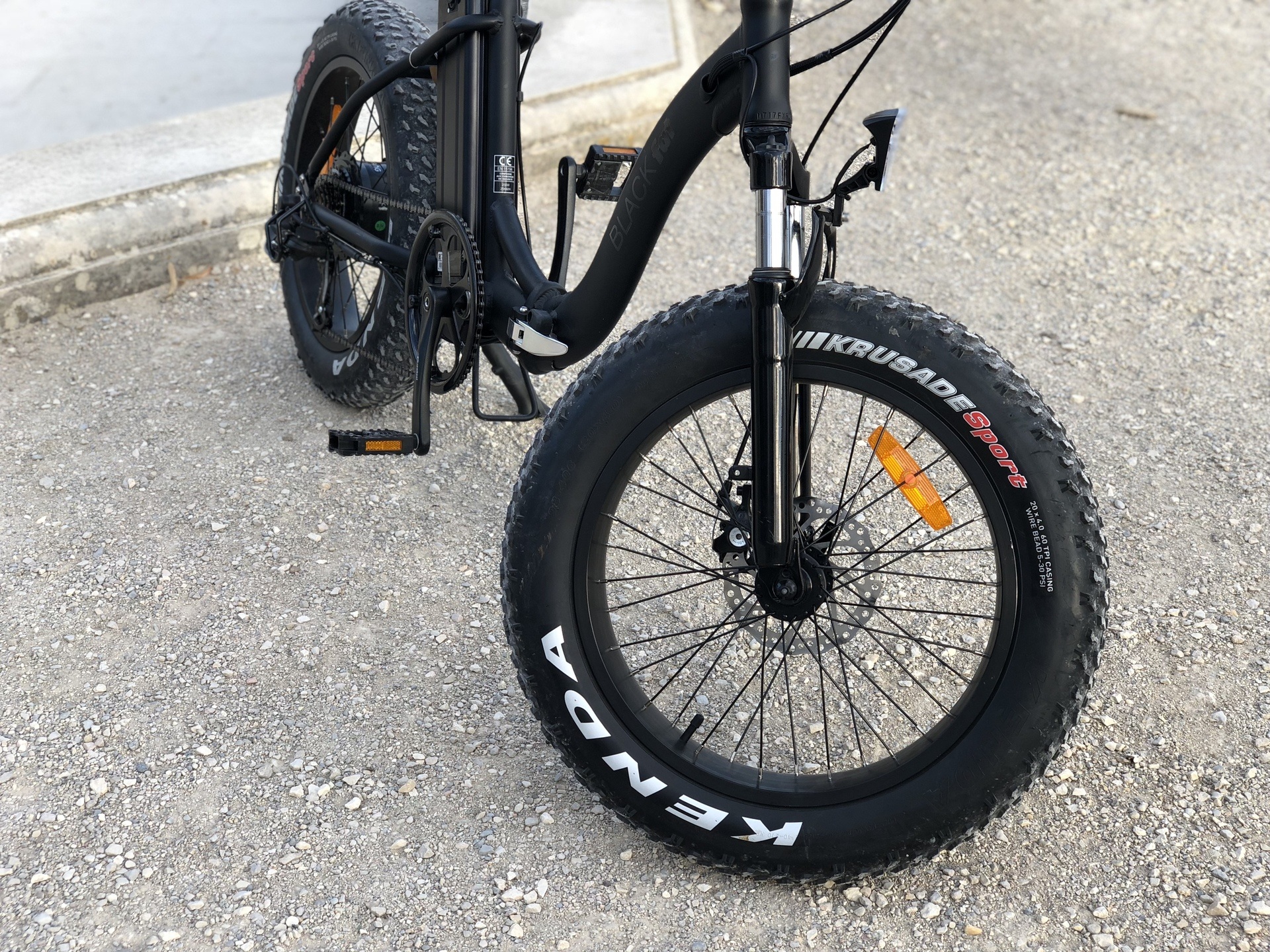YADEA France IMG 0166 Test – YADEA France Black Fat Bike : Le tout terrain à pleine vitesse (électrique) aide