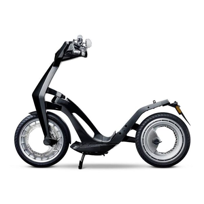 Scooter Ujet Scooters frame without battery black #CES2018 – Ujet présente le scooter électrique de demain CES2018