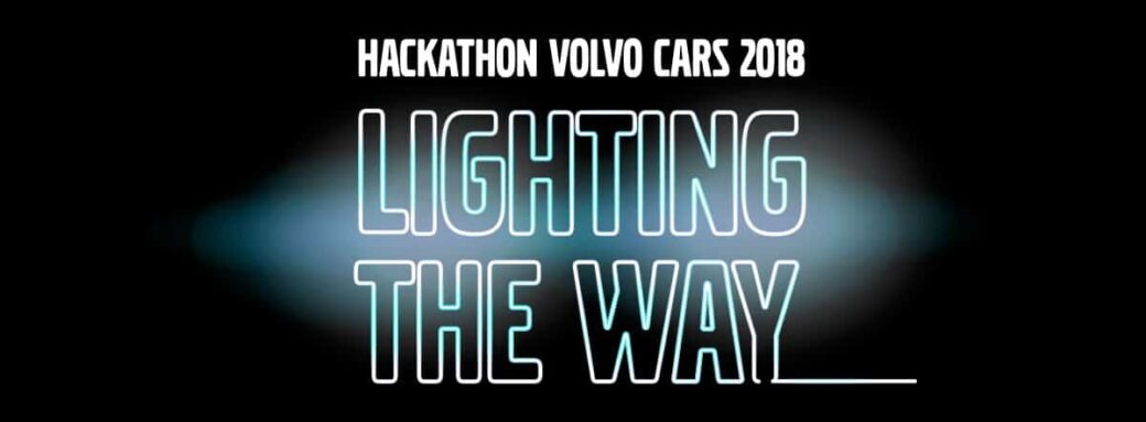 volvo logo volvo hackathon Volvo vous offre 40 000€ contre une bonne idée avec « Lighting the way » Hackathon