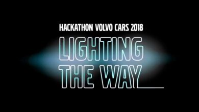 volvo logo volvo hackathon Volvo vous offre 40 000€ contre une bonne idée avec « Lighting the way » Hackathon