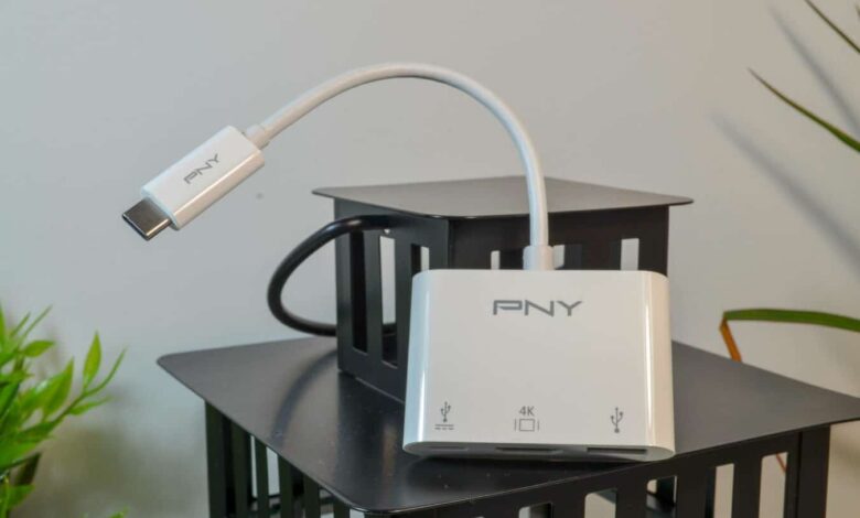 PNY DSC 2106 scaled Test – PNY Adaptateur USB-C : Pour avoir le strict nécessaire adaptateur