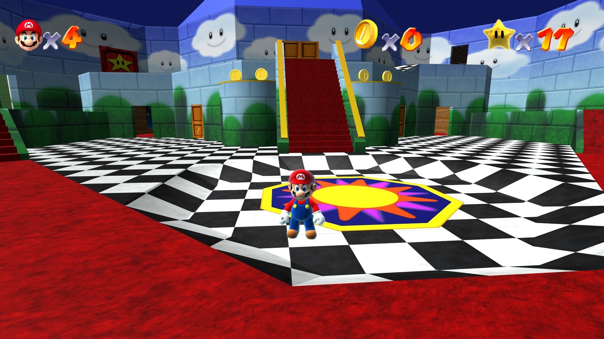 Mario 64 stair glitch