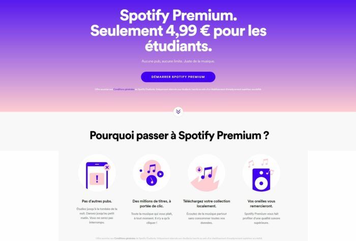 Spotify Etudiant