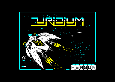 Uridium - Ecran titre en 1985