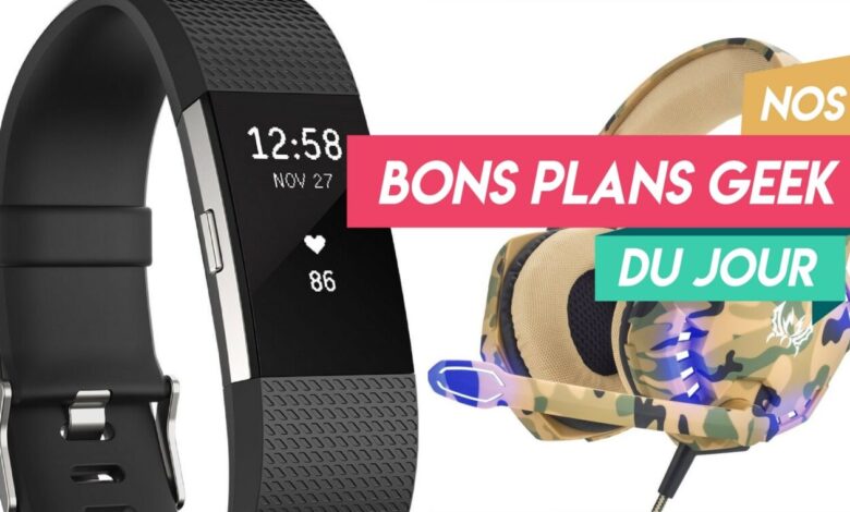Fitbit Charge 2 Bon Plan 10 scaled #BonsPlansGeek FitBit Charge 2 pour moins de 125€ et Casque Gamer Pro pour 22€ Bons plans Geek