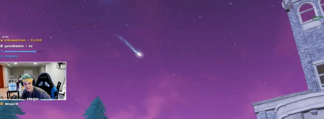 Fortnite fin tilted towers scaled Tilted Towers détruite par une météorite – Fortnite Battle Royale