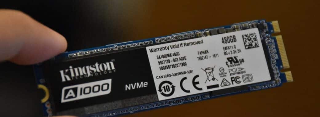 SSD M.2. DSC 0823 scaled Test – Kingston A1000 480 Go : Le SSD M.2. entrée de gamme 480 Go