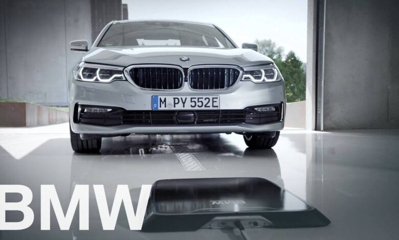 BMW Wireless Charging bmw Wireless charging BMW lance son option de chargement sans fil pour ses voitures électriques Appareil electrique