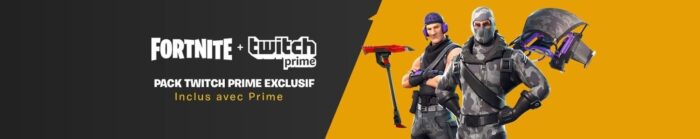 twitch prime fortnite skin gratuit - comment avoir le skin twitch prime sur fortnite