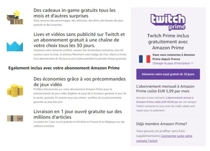 l offre complete d amazon vous permet donc de decouvrir votre cote gamer grace a twitch cette plateforme gaming apporte une nouvelle maniere de partager - avoir twitch prime et les skins fortnite gratuitement