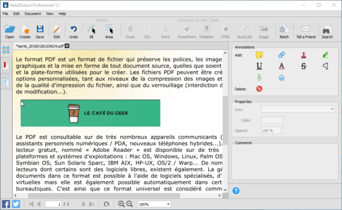 Able2Extract Able2Extract Able2Extract Professional – Le Convertisseur & Editeur de PDF Able2Extract