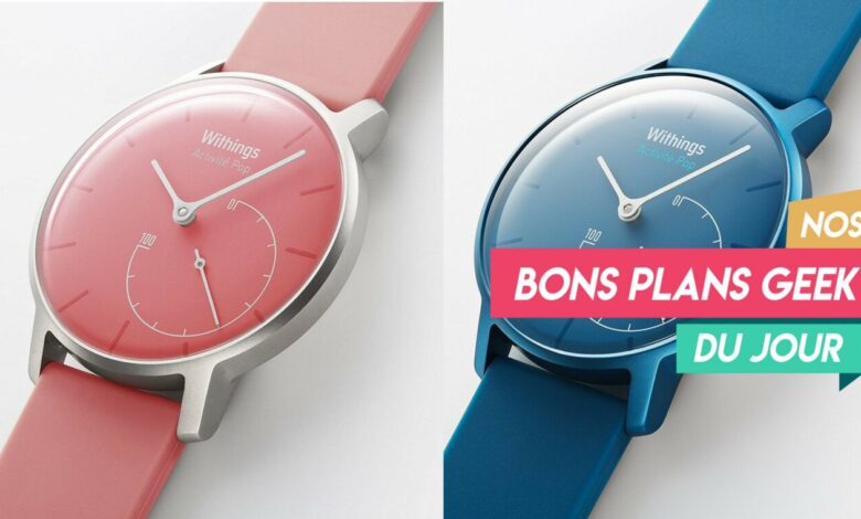 Withings BonsPlansGeek 20 scaled #BonPlan Withings Activité Pop une montre connectée pleine de couleur à moins de 60€ amazon