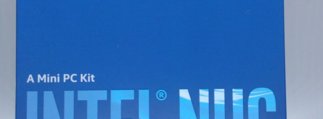 Intel NUC-Packaging vue de dessus