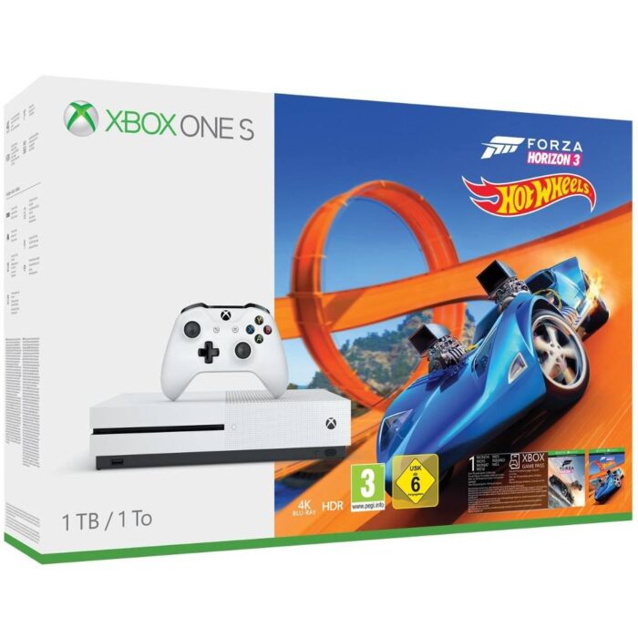 Xbox One S 1To Xbox One S 1To Forza #BonPlan Xbox One S 1To avec les jeux Forza Horizon 3 et Hot Wheels pour moins de 200€ amazon