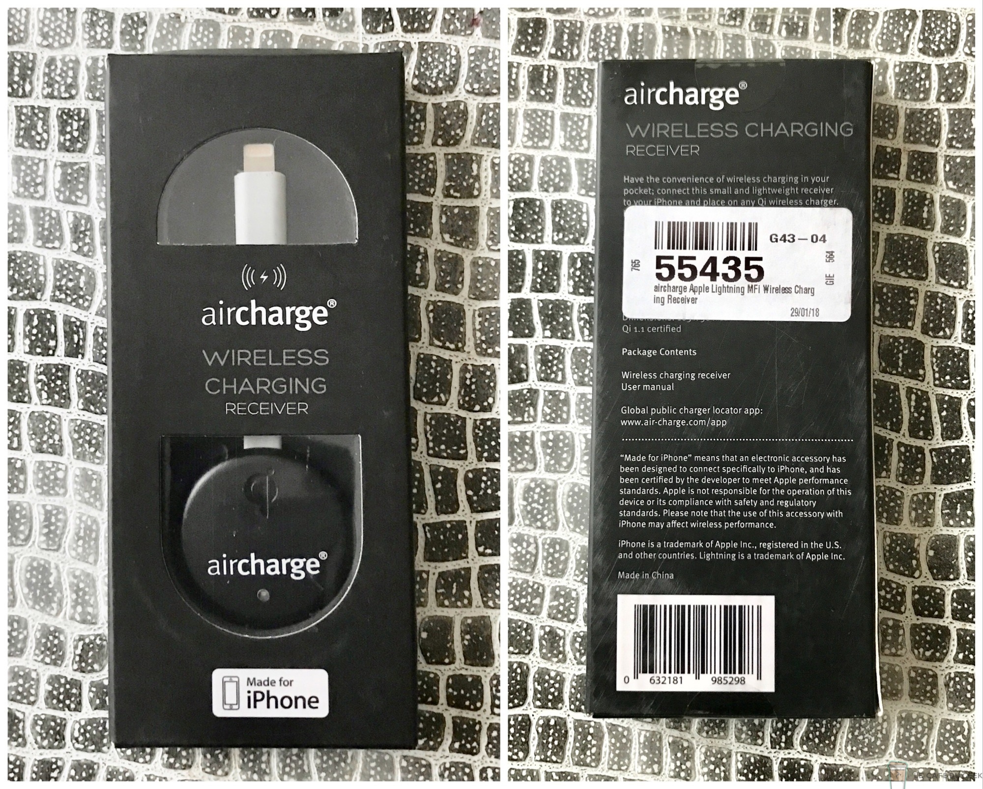 Chargement AirCharge