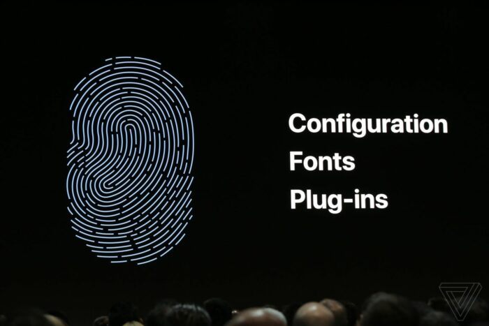 WWDC18 touchID safari 700x467 WWDC 2018 : Suivez en direct la conférence Apple sur iOS 12 et MacOS macOS