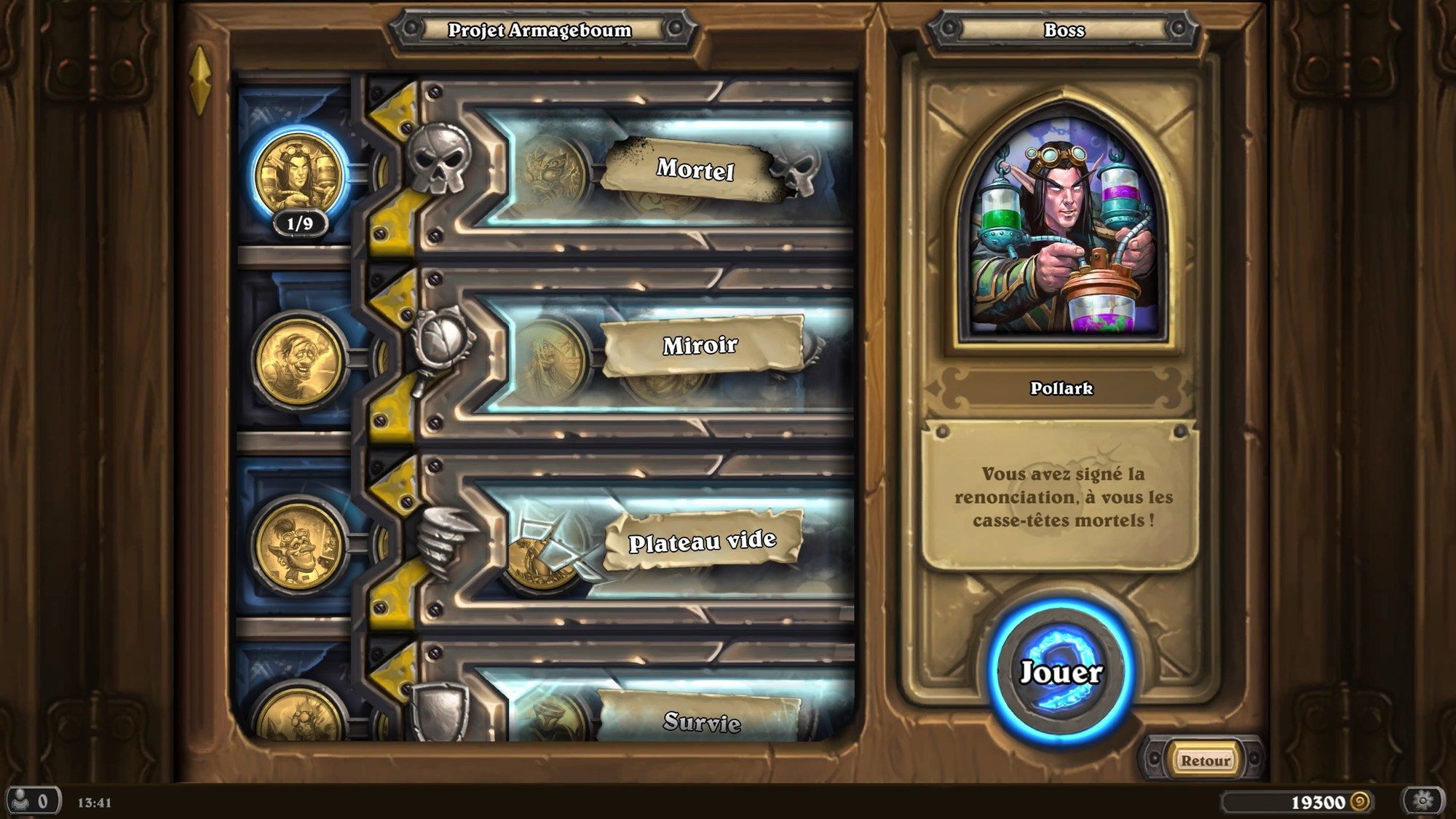 Hearthstone Puzzle Lab UI frFR png jpgcopy Hearthstone : l’extension « Projet Armagaboum » arrive demain ! Android