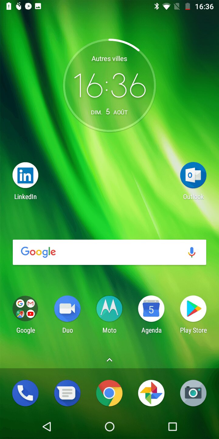 Motorola Screenshot 20180805 163657 Test – Motorola Moto G6 Play : Toujours dans la course de l’utile et agréable Moto G6 Play