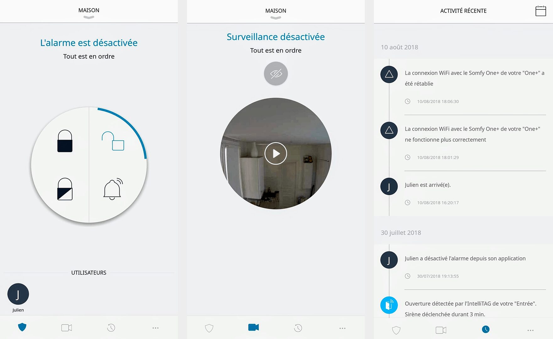 Somfy ONE + SomfyAPP Test – Somfy ONE + : Protégez-vous des intrusions camera