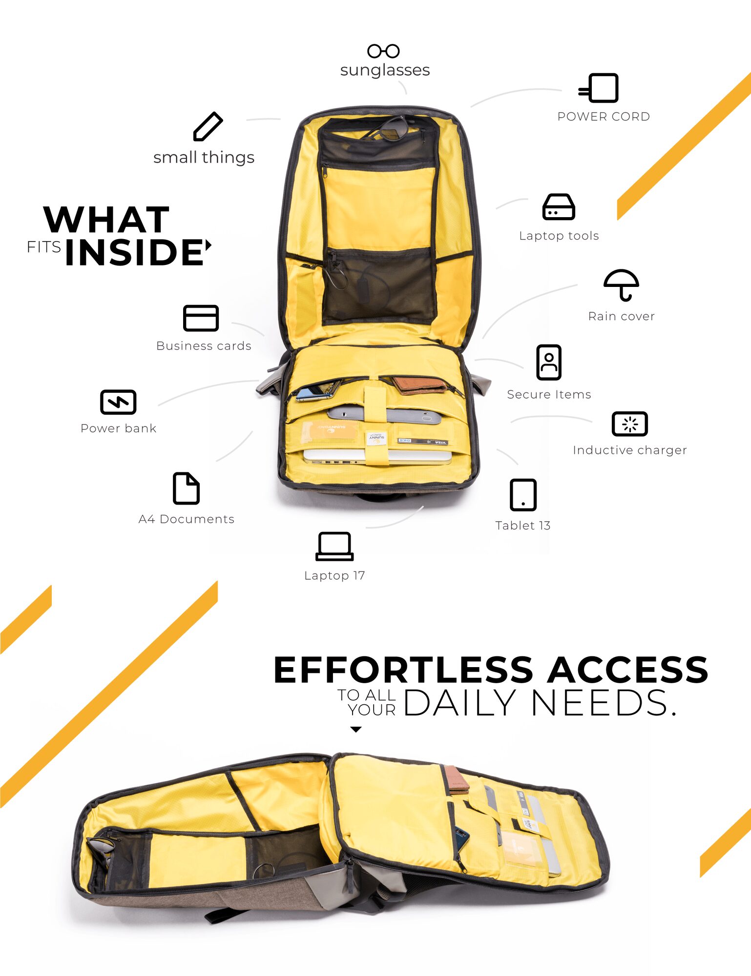 sunnybag sunnybag iconic solar backpack 1 SUNNYBAG Iconic – Le sac à dos solaire utile crowdfunding