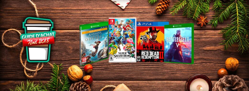 Jeux vidéo jeux video selection scaled Guide d’achat de Noël 2018 : notre sélection Jeux-Vidéo gaming