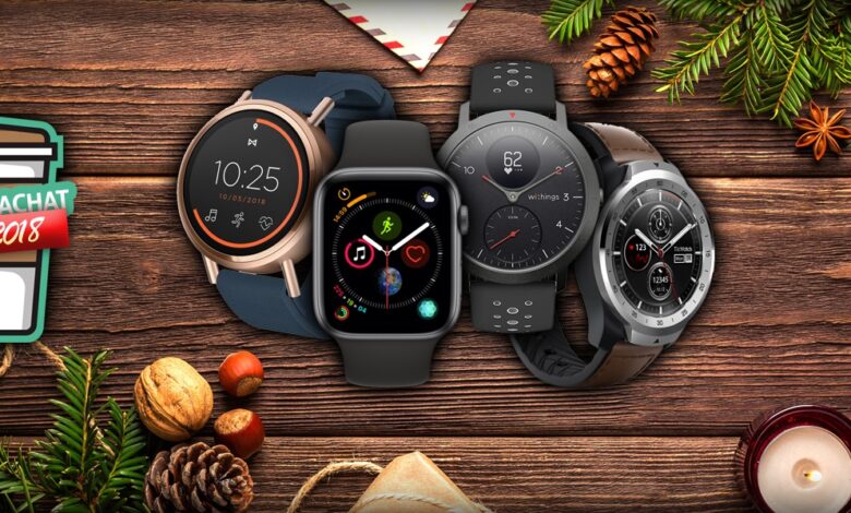 montres connectées selection noel lcdg smartwatches scaled Guide d’achat de Noël 2018 : notre sélection de montres connectées 2018