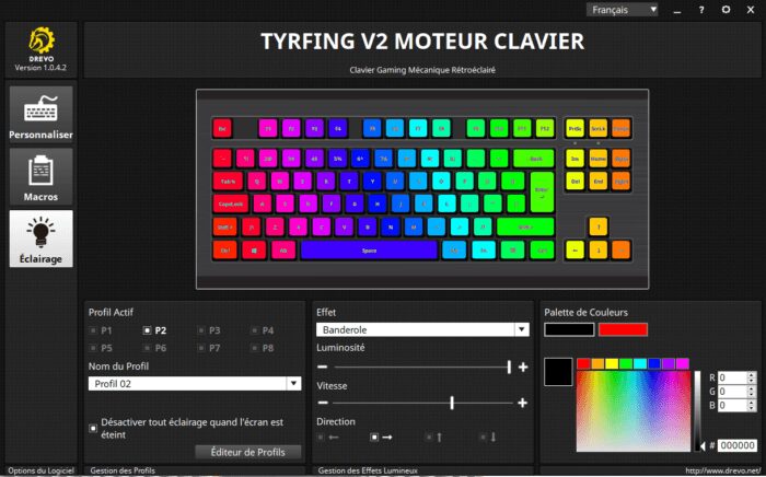 DREVO Capture 2 700x436 1 Test – DREVO Tyrfing V2 : un clavier au rapport qualité/prix intéressant clavier
