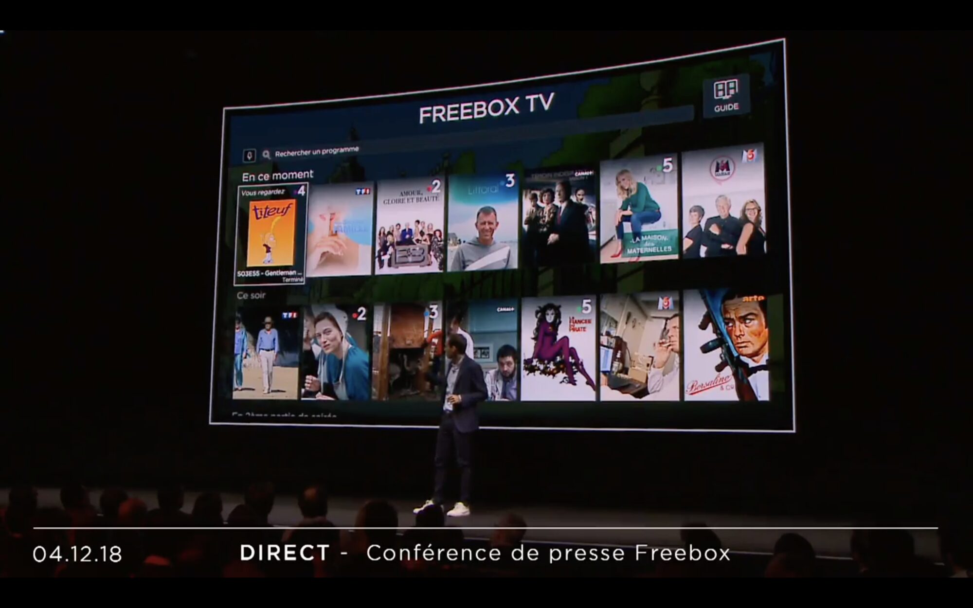 Interface freebox tv