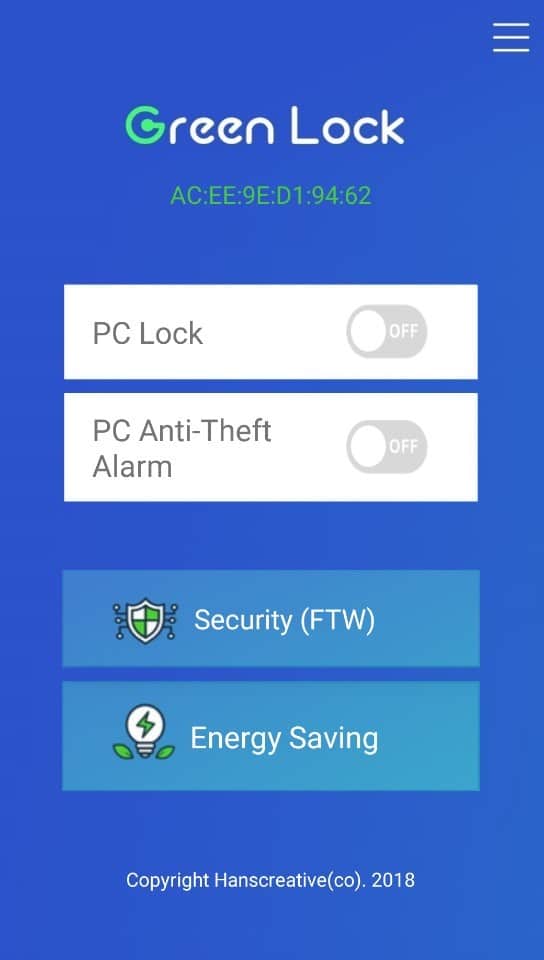 Green Lock Item image2 Green lock Startup – Green Lock : Sécuriser et économiser la batterie de son PC corée