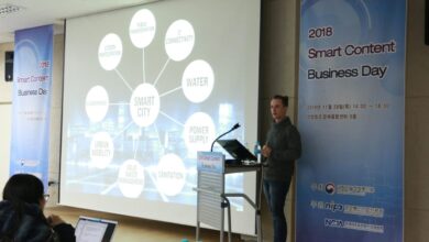 Smart Contents Center Biz startups speaker