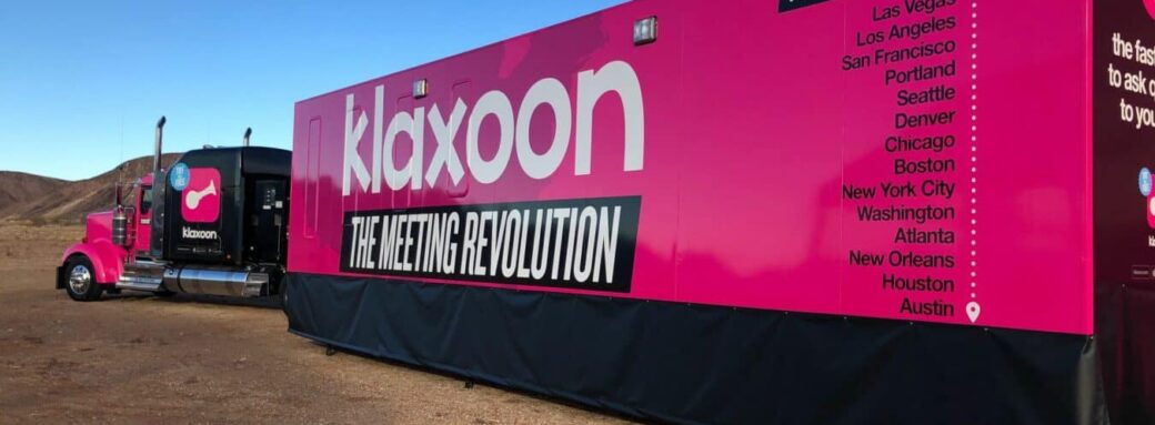 Klaxoon 3 - CES 2019 - Teamwork Tour truck